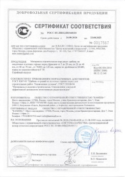 2020.02.06 Ессентуки - Приложение 2 к сертификату изделия системы водосточной.
